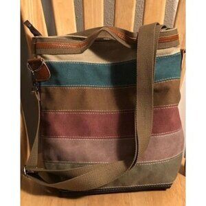 New Womens Shoulder Bags Canvas Hobo Handbags Multi-Color Casual Messenger Bag